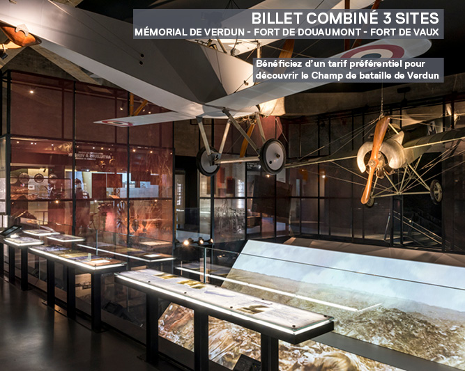 Billet Combiné Mémorial + 2 Forts / Adulte