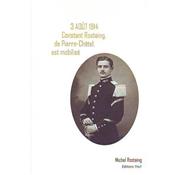 3 août 1914 : Constant Rostaing, de Pierre-Châtel, est mobilisé