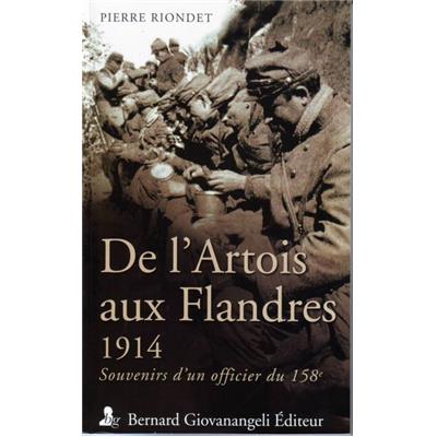De l'Artois aux Flandres 1914 : Souvenirs d'un officier du 158e