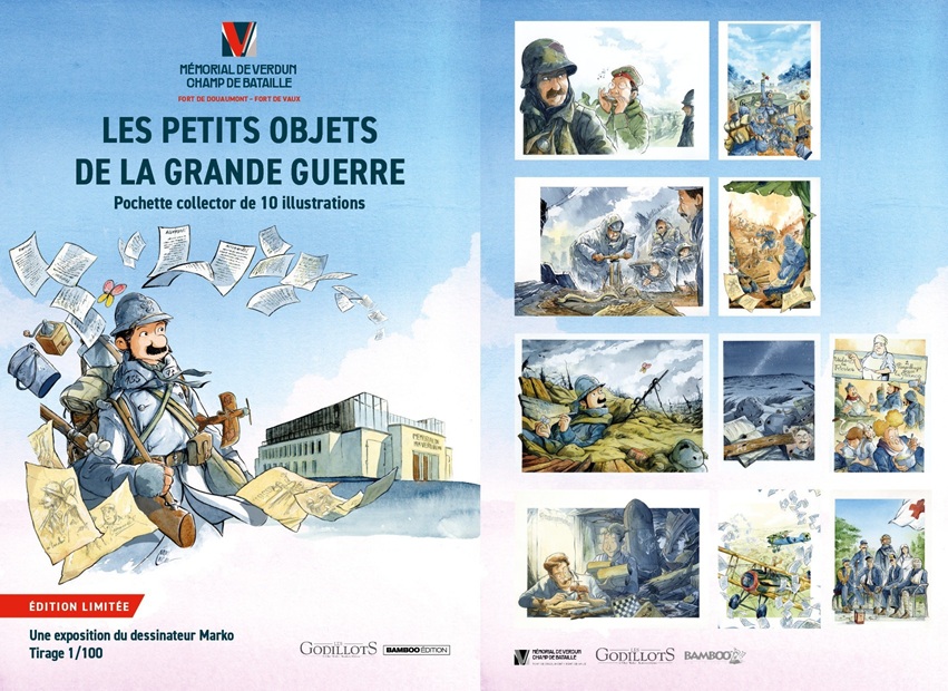 Coffret Exposition Les petits objets de la Grande Guerre