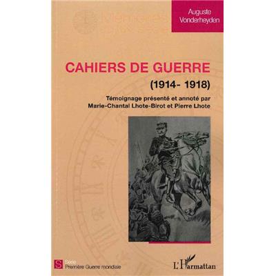 Cahiers de guerre (1914-1918)